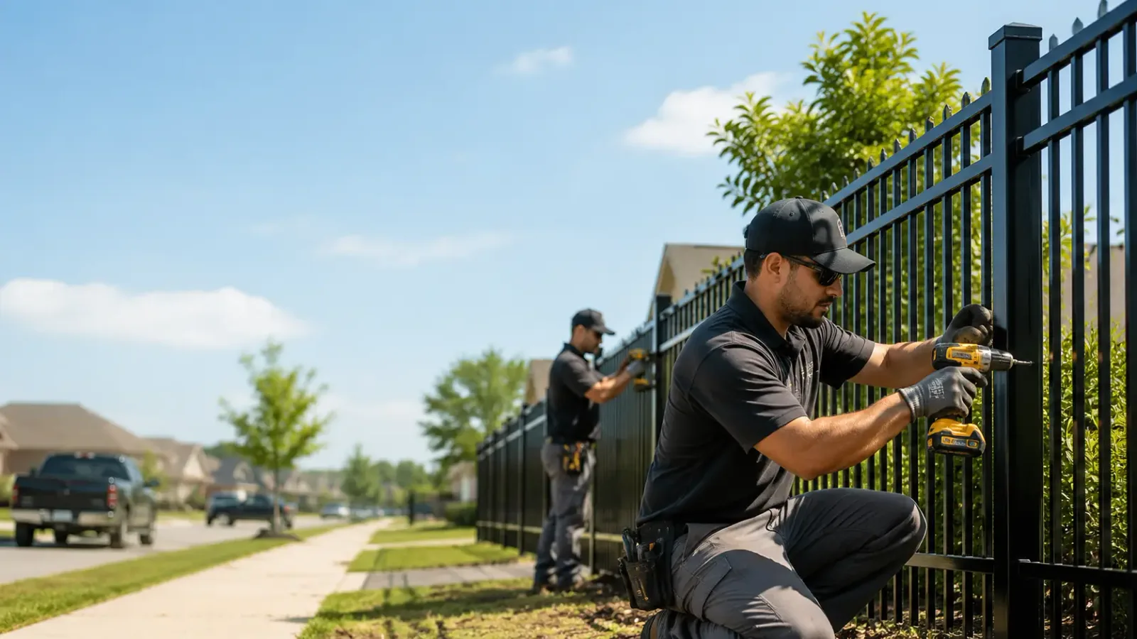 Metal Fence Installation in Blooming Grove, TX